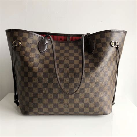 lv neverfull damier original vs fake